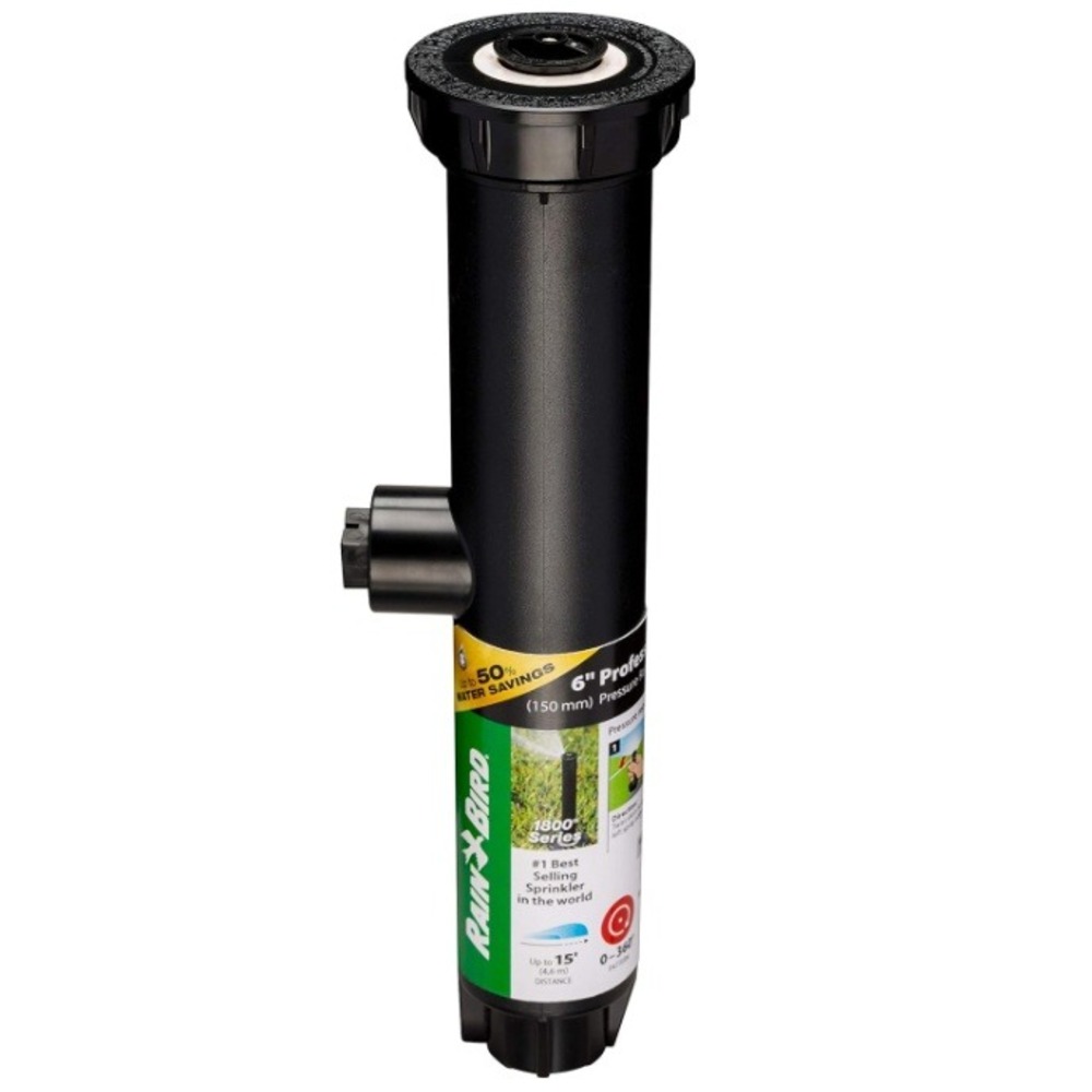 Rain Bird 1806APPRS 6" PRS Pop-Up Sprinkler Adjustable 0-360 8-15' Spray Distan